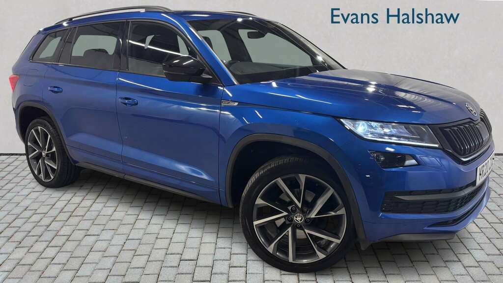 Skoda Kodiaq 2.0 Tdi Sport Line 4X4 Dsg 7 Seat 2020 Blue