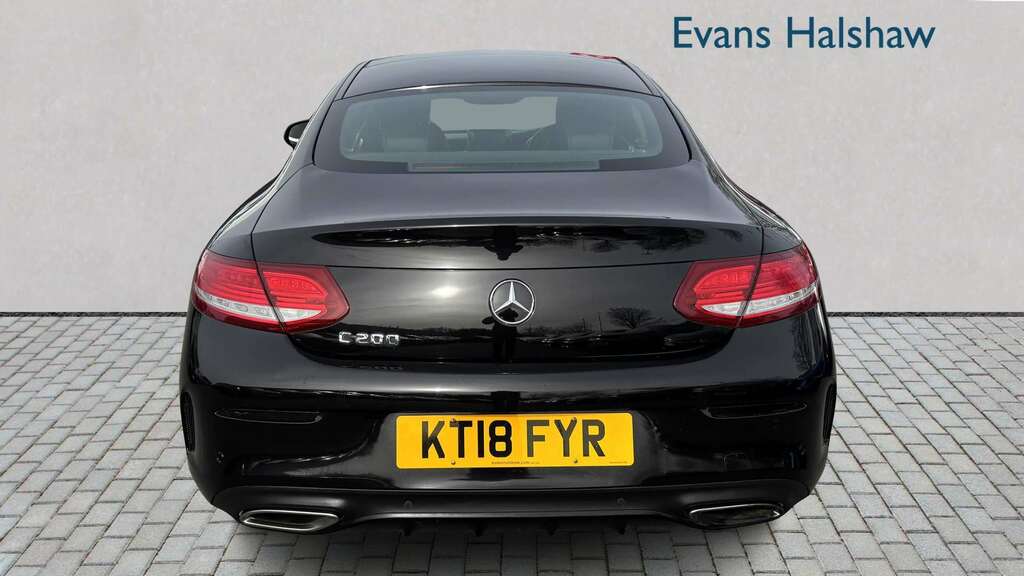 Mercedes-Benz C Class C200 Amg Line Premium 9G-tronic 2018 KT18FYR Black #5