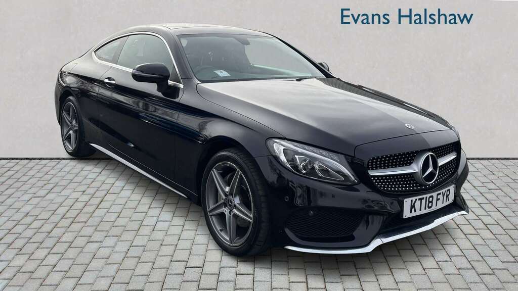 Mercedes-Benz C Class C200 Amg Line Premium 9G-tronic 2018 Black