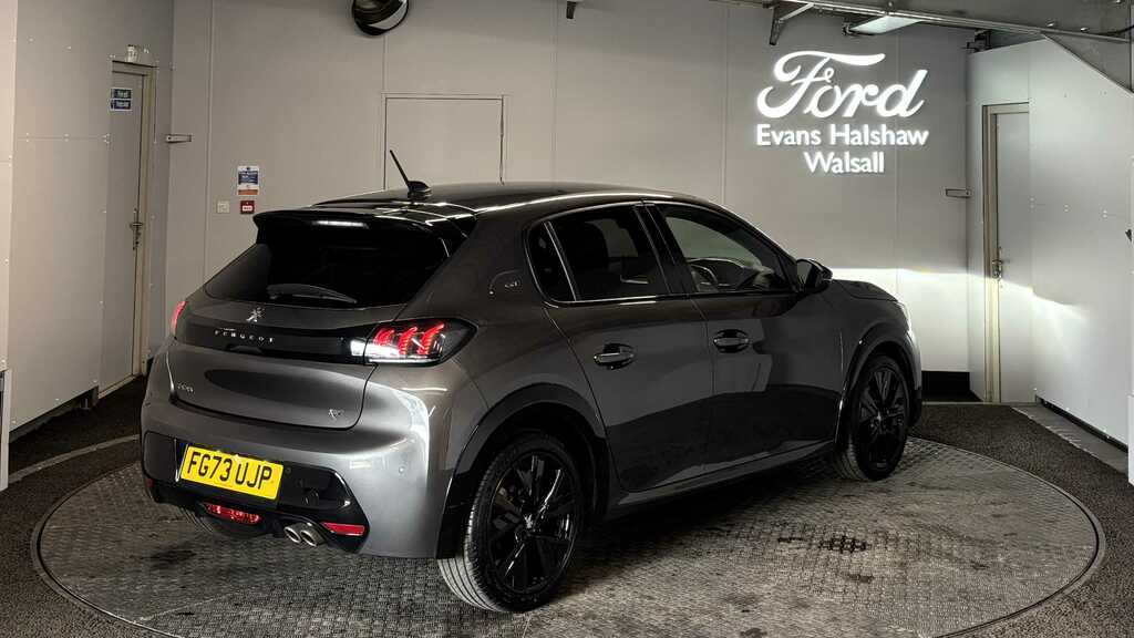 Peugeot 208 1.2 Puretech 130 Gt Eat8 2023 FG73UJP Grey #5