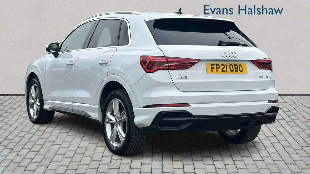 Audi Q3 35 Tfsi S Line 2021 FP21OBO White #3
