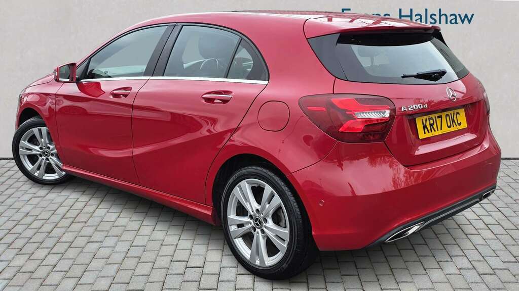 Mercedes-Benz A Class A200d Sport Premium Plus 2017 KR17OKC Red #2