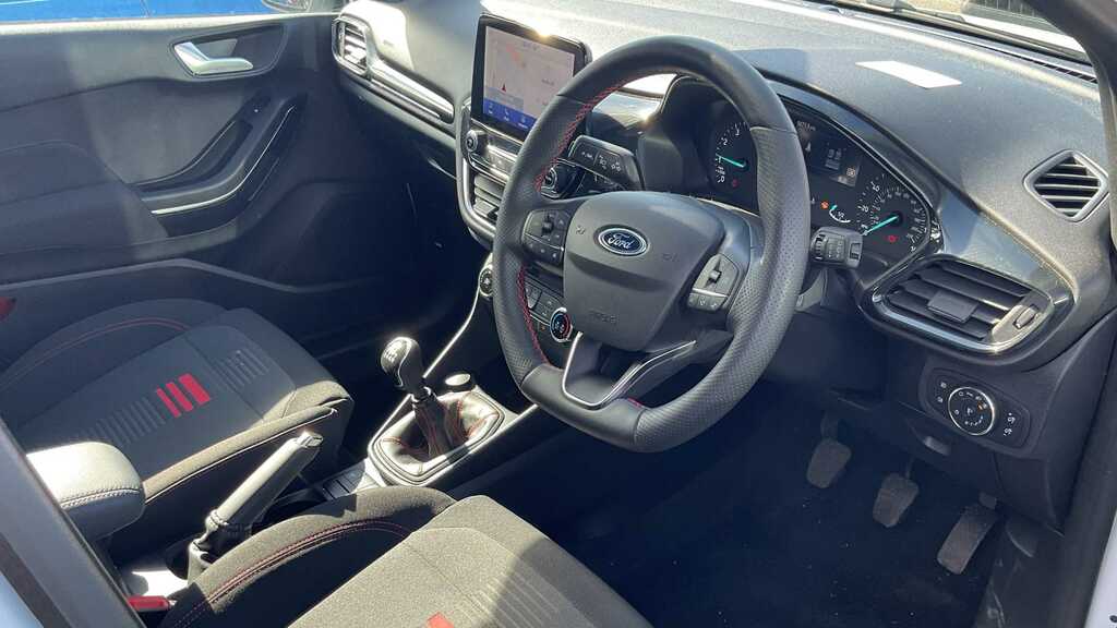 Ford Fiesta 1.0 Ecoboost Hybrid Mhev 125 St-line 2023 YB23EOU White #6