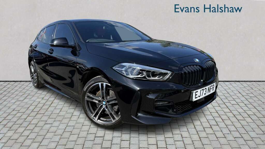 BMW 1 Series 116D M Sport Step Live Cockpit Pro 2023 Black