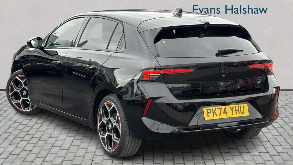 Vauxhall Astra 1.2 Turbo 130 Gs 2024 PK74YHU Black #2