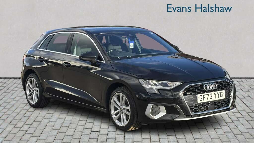 Audi A3 30 Tfsi Sport 2023 GF73YYG Black #3