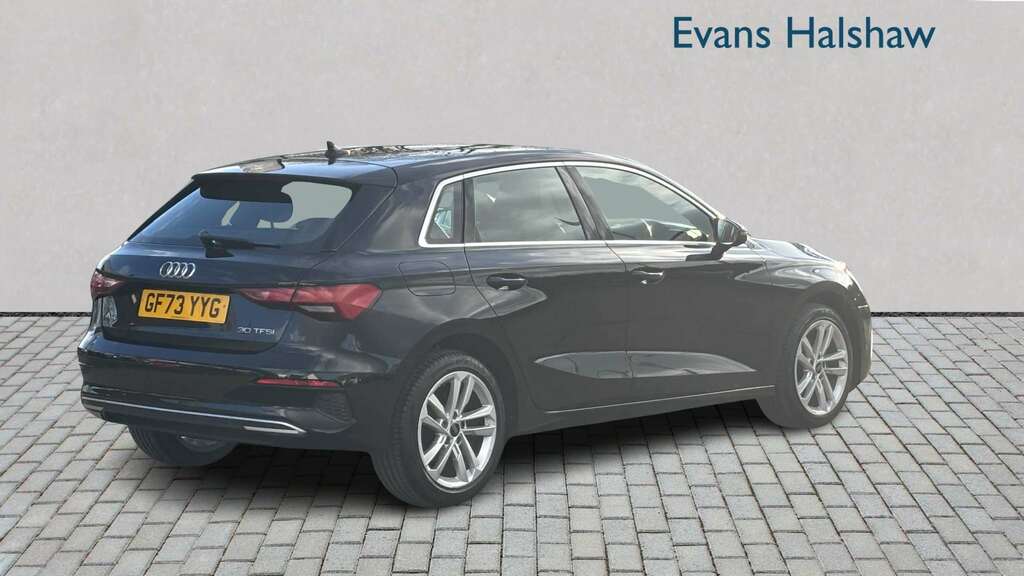 Audi A3 30 Tfsi Sport 2023 GF73YYG Black #5