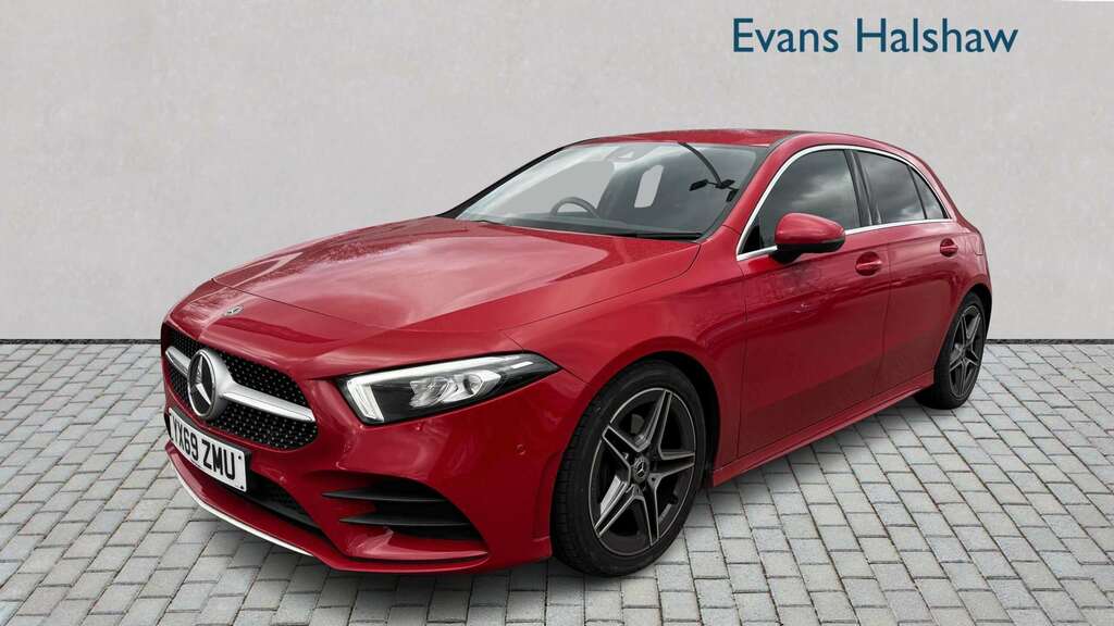 Mercedes-Benz A Class A180 Amg Line Executive 2019 YX69ZMU Red #3