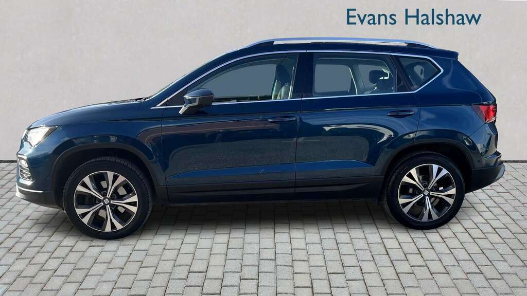 Seat Ateca 2.0 Tdi 150 Se Technology Dsg 4Drive 2021 Blue #4