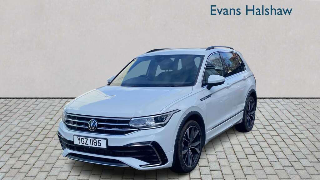 Volkswagen Tiguan 2.0 Tdi 4Motion R-line Dsg 2022 YGZ1185 White #2