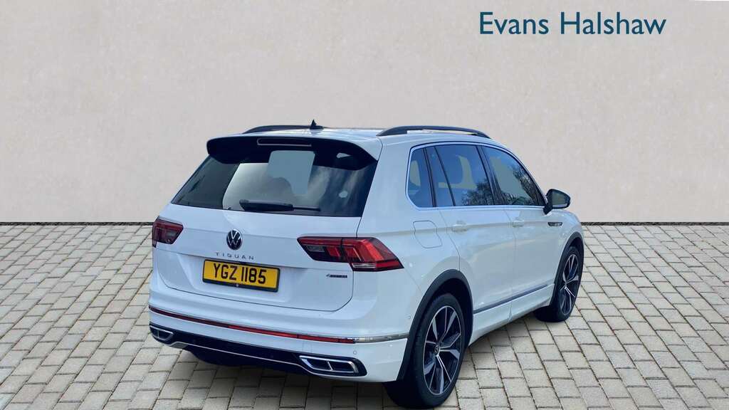 Volkswagen Tiguan 2.0 Tdi 4Motion R-line Dsg 2022 YGZ1185 White #4