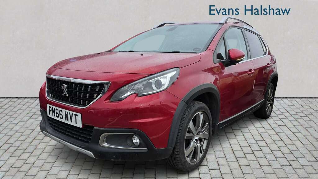 Peugeot 2008 1.2 Puretech 110 Allure Eat6 2017 PN66WVT Red #2