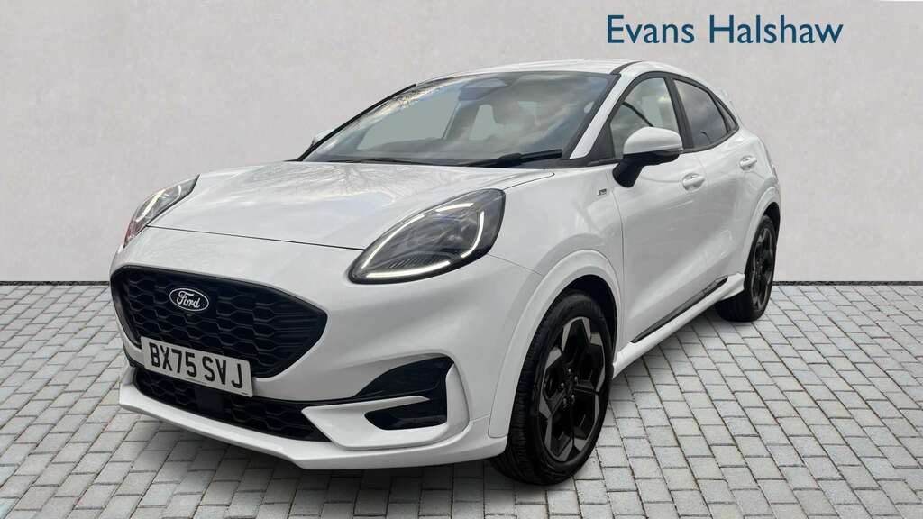 Ford Puma 1.0 Ecoboost Hybrid Mhev St-line X Dct 2025 BX75SVJ White #4