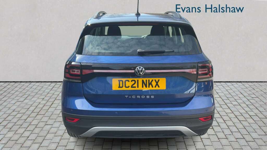 Volkswagen T-Cross 1.0 Tsi 110 Se 2021 DC21NKX Blue #5