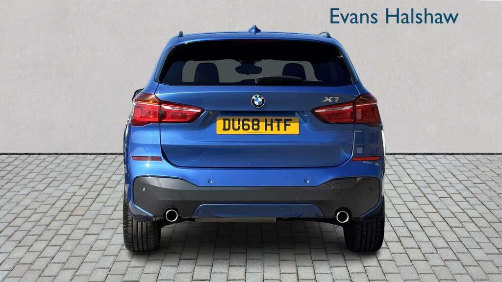 BMW X1 Xdrive 20D M Sport Step 2018 DU68HTF Blue #4