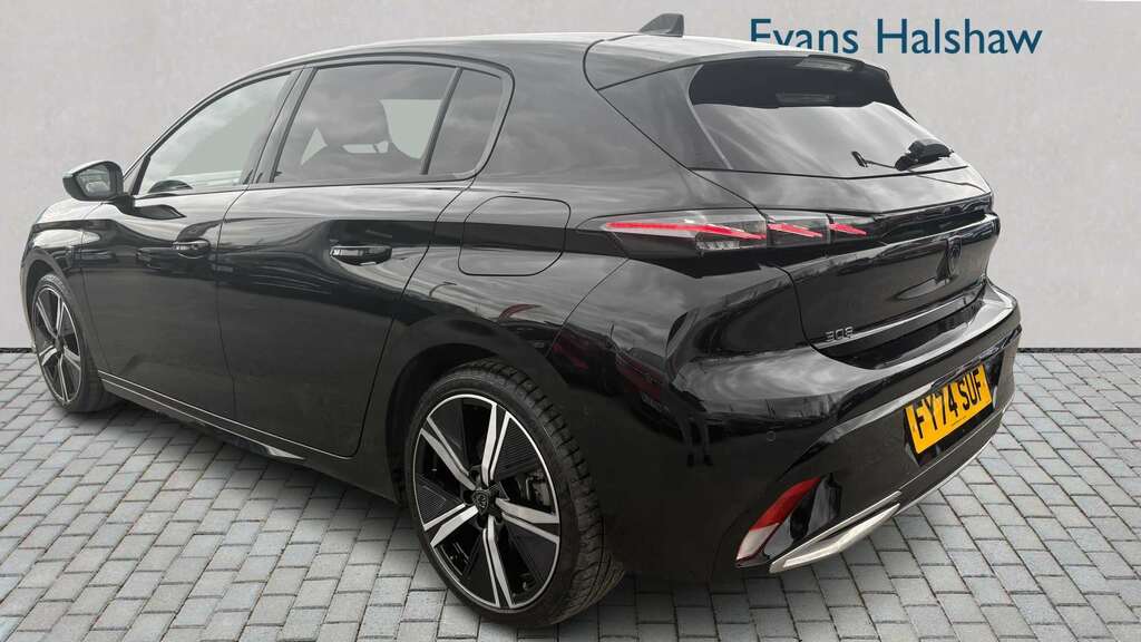 Peugeot 308 1.6 Plug-in Hybrid Gt E-eat8 2024 FY74SUF Black #3