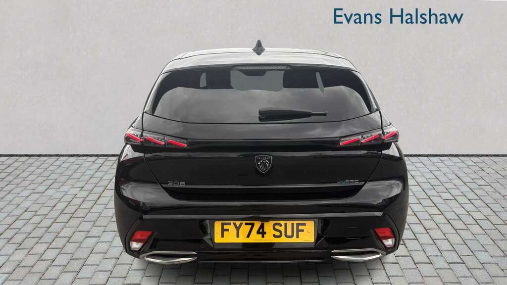Peugeot 308 1.6 Plug-in Hybrid Gt E-eat8 2024 FY74SUF Black #4