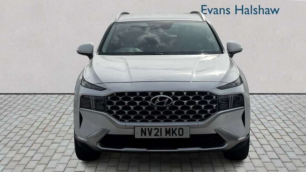 Hyundai Santa Fe 1.6 Tgdi Hybrid Premium 2021 NV21MKO White #4