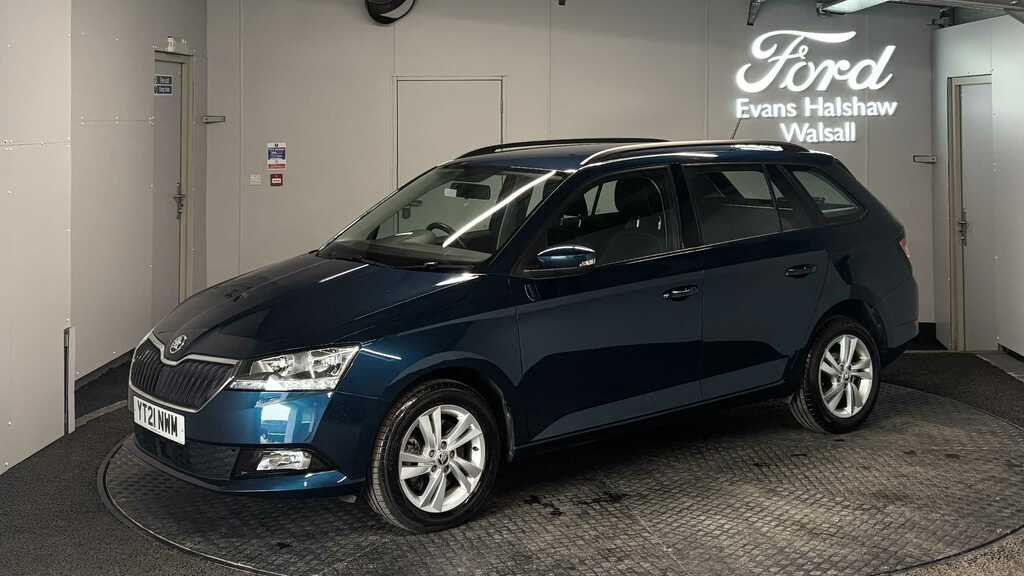 Skoda Fabia 1.0 Tsi Se Dsg 2021 Blue #3