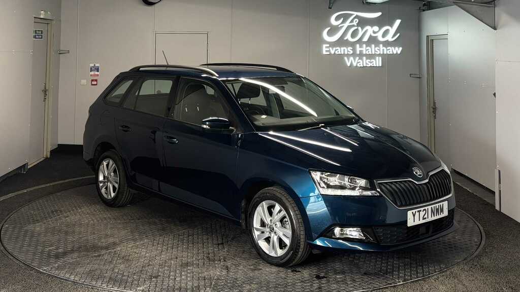 Skoda Fabia 1.0 Tsi Se Dsg 2021 Blue