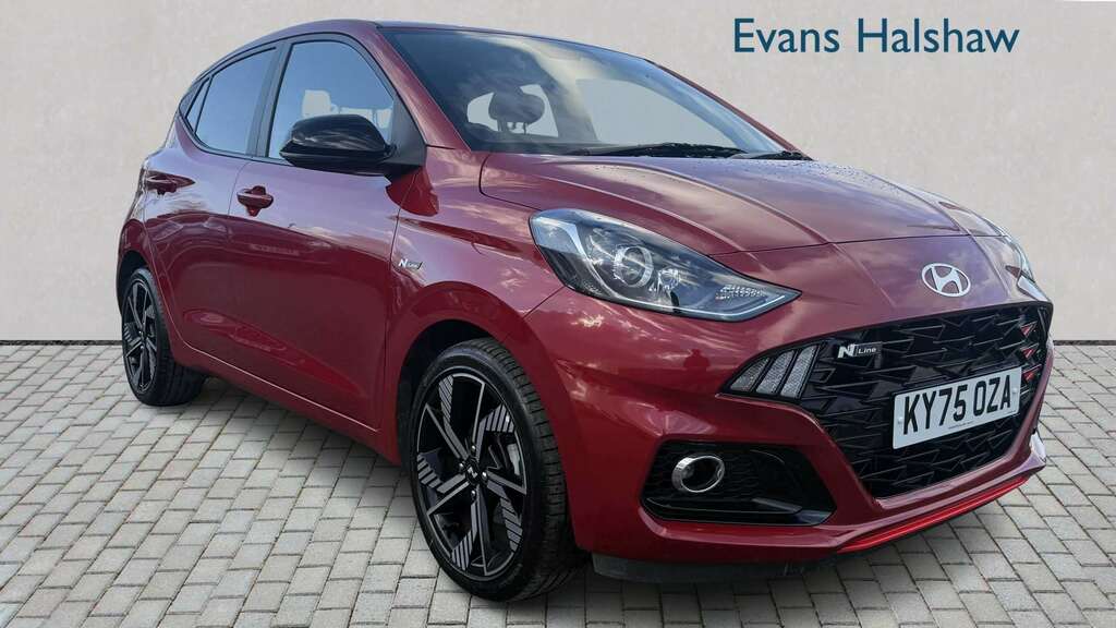 Hyundai I10 1.0T 90 N Line Nav 2025 Red