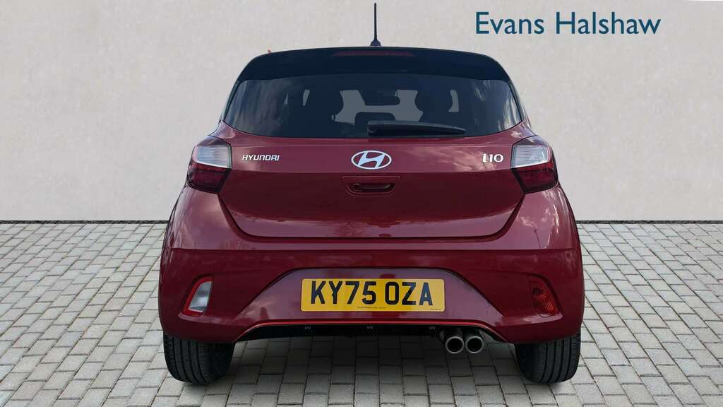 Hyundai I10 1.0T 90 N Line Nav 2025 KY75OZA Red #4