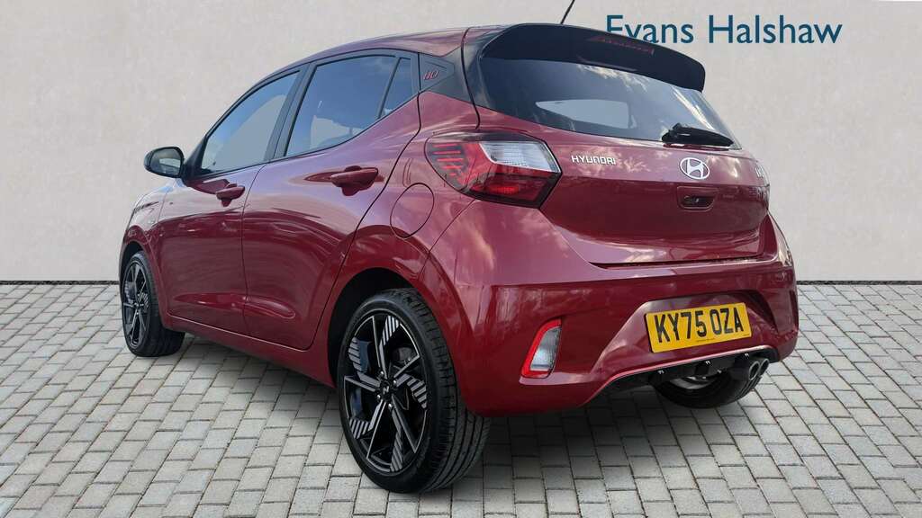 Hyundai I10 1.0T 90 N Line Nav 2025 KY75OZA Red #5