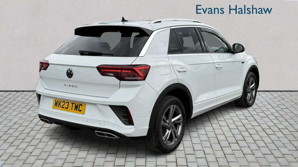 Volkswagen T-Roc 1.5 Tsi R-line Dsg 2023 WK23TWC White #5