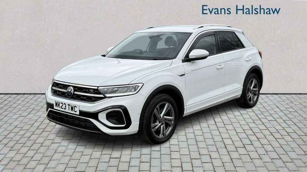 Volkswagen T-Roc 1.5 Tsi R-line Dsg 2023 WK23TWC White #3