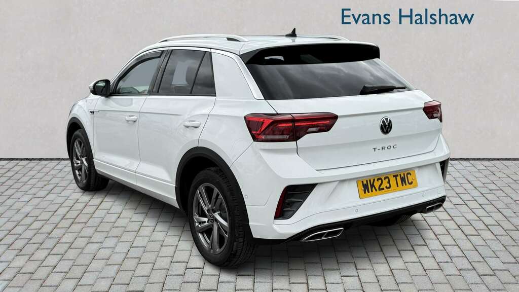 Volkswagen T-Roc 1.5 Tsi R-line Dsg 2023 WK23TWC White #4