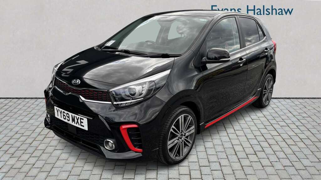 Kia Picanto 1.0T Gdi Gt-line 2019 YY69MXE Black #6