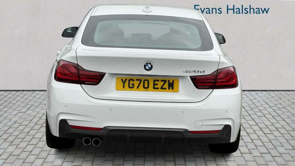 BMW 4 Series 420D 190 M Sport Professional Media 2 YG70EZW White #5