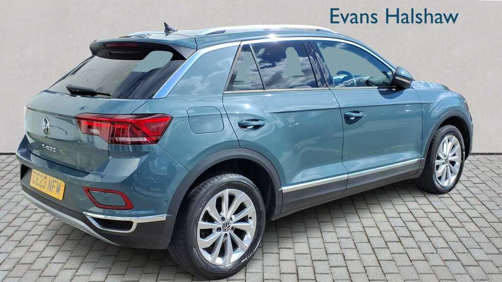 Volkswagen T-Roc 1.5 Tsi Style Dsg 2023 CE23NFM Blue #3