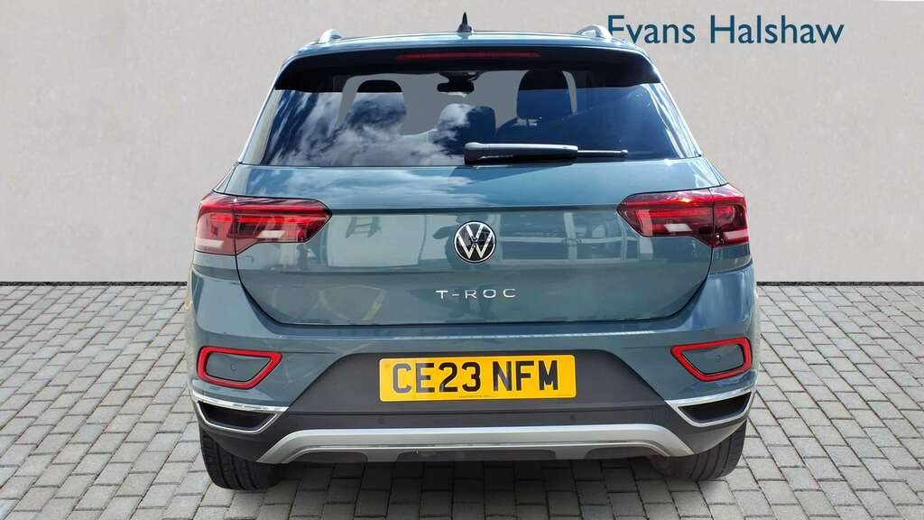 Volkswagen T-Roc 1.5 Tsi Style Dsg 2023 CE23NFM Blue #5