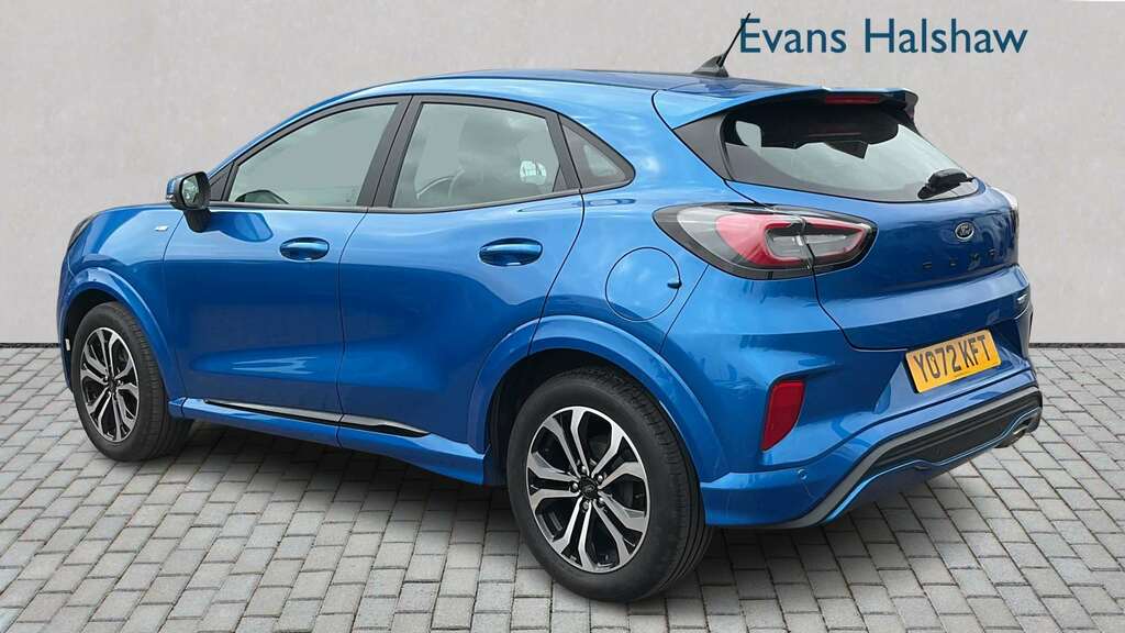 Ford Puma 1.0 Ecoboost Hybrid Mhev St-line Dct 2023 YO72KFT Blue #2