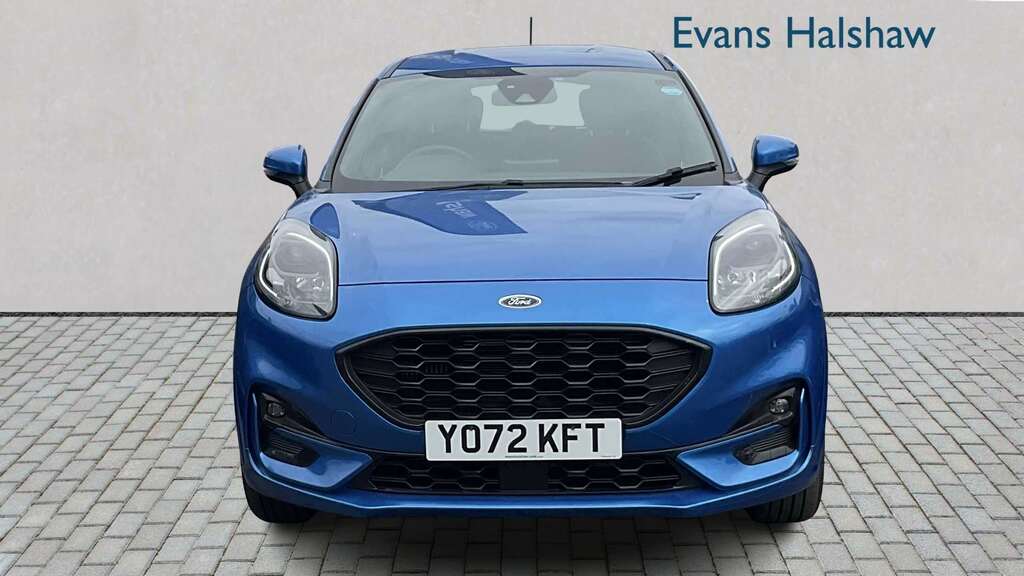 Ford Puma 1.0 Ecoboost Hybrid Mhev St-line Dct 2023 YO72KFT Blue #4