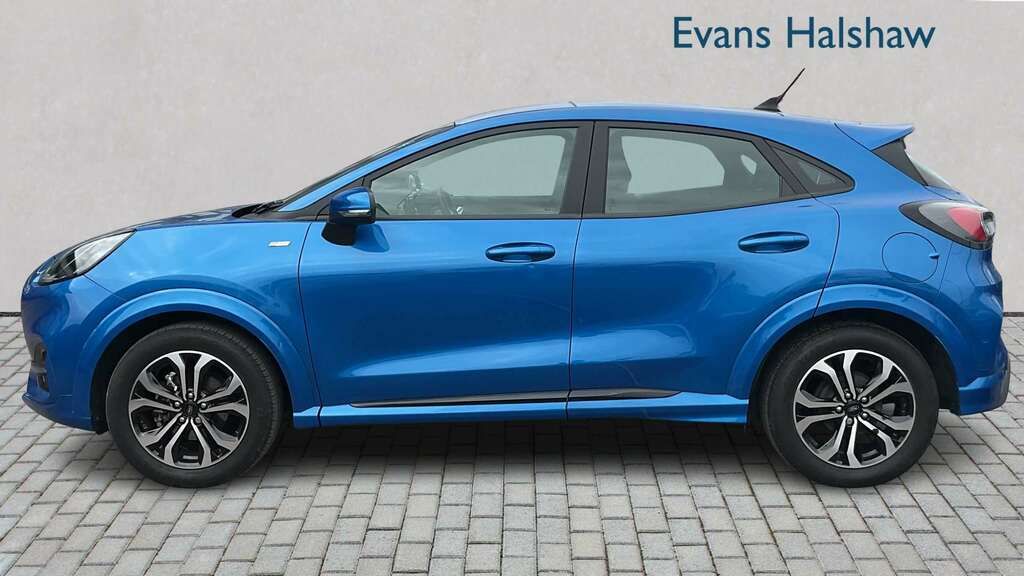 Ford Puma 1.0 Ecoboost Hybrid Mhev St-line Dct 2023 YO72KFT Blue #3