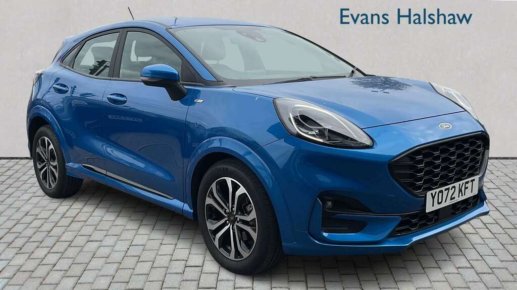 Ford Puma 1.0 Ecoboost Hybrid Mhev St-line Dct 2023 Blue