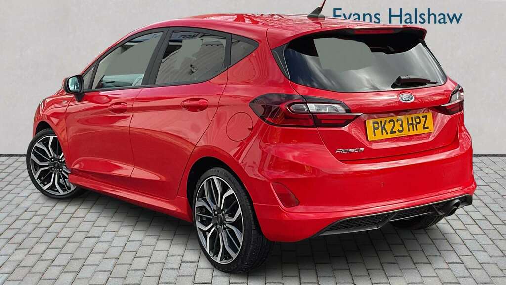 Ford Fiesta 1.0 Ecoboost St-line X 2023 PK23HPZ Red #2