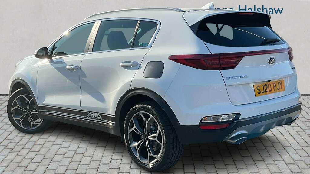 Kia Sportage 1.6T Gdi Isg Gt-line Dct Awd 2020 SJ20PJY White #2