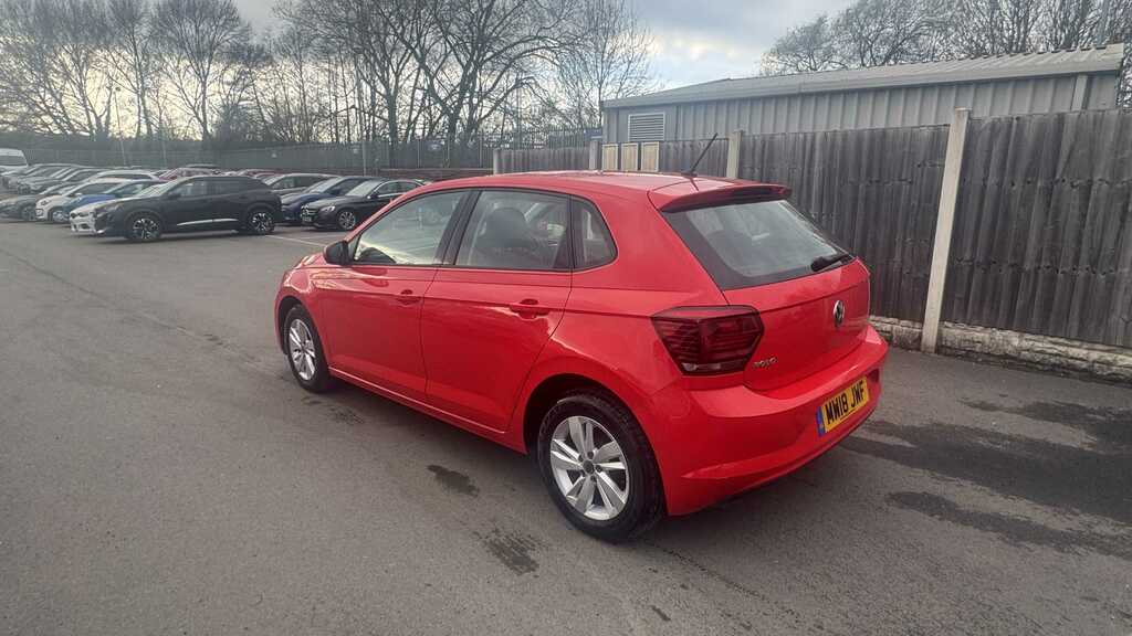 Volkswagen Polo 1.0 75 Se 2018 MW18JWF Red #4