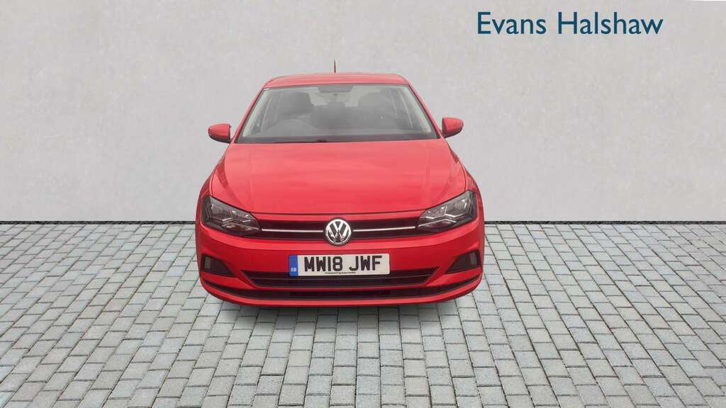 Volkswagen Polo 1.0 75 Se 2018 MW18JWF Red #2
