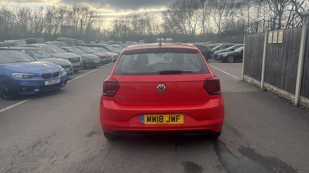 Volkswagen Polo 1.0 75 Se 2018 MW18JWF Red #5