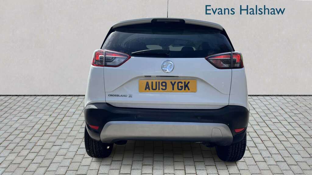 Vauxhall Crossland X 1.2T 110 Elite Start Stop 2019 AU19YGK White #4