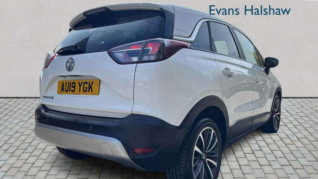Vauxhall Crossland X 1.2T 110 Elite Start Stop 2019 AU19YGK White #5