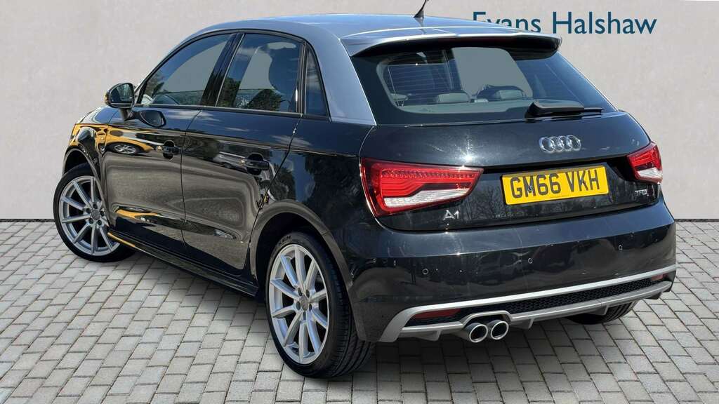 Audi A1 1.4 Tfsi S Line 2017 GM66VKH Black #3