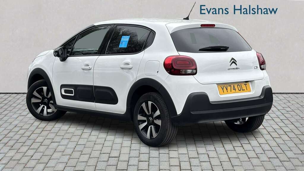 Citroen C3 1.2 Puretech Plus 2025 YY74OLT White #2
