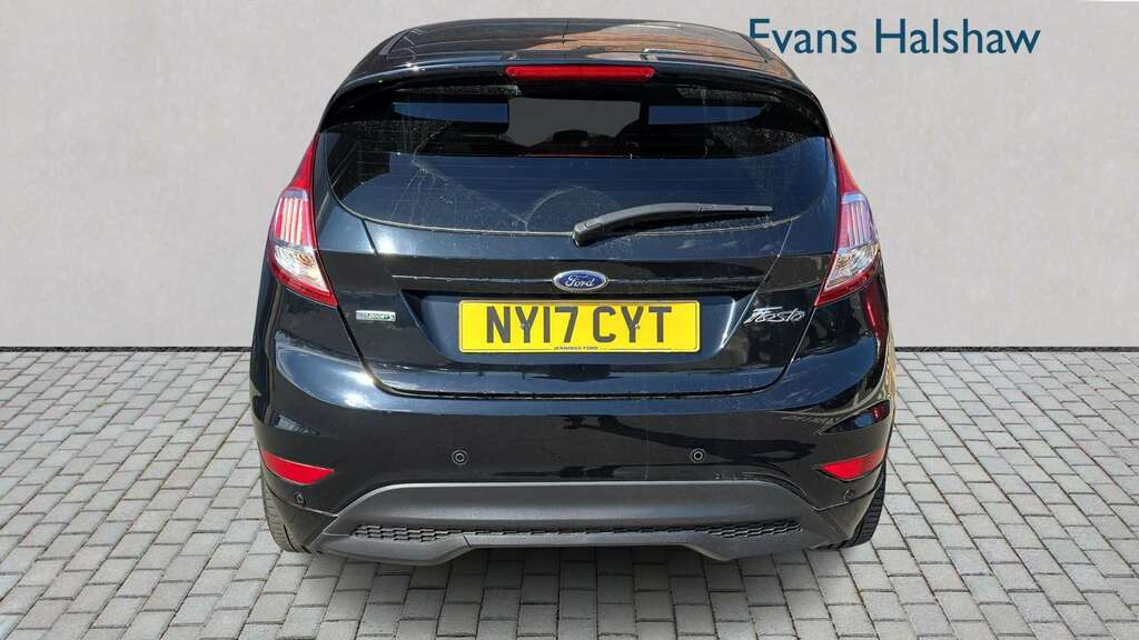Ford Fiesta 1.0 Ecoboost St-line 2017 NY17CYT Black #4