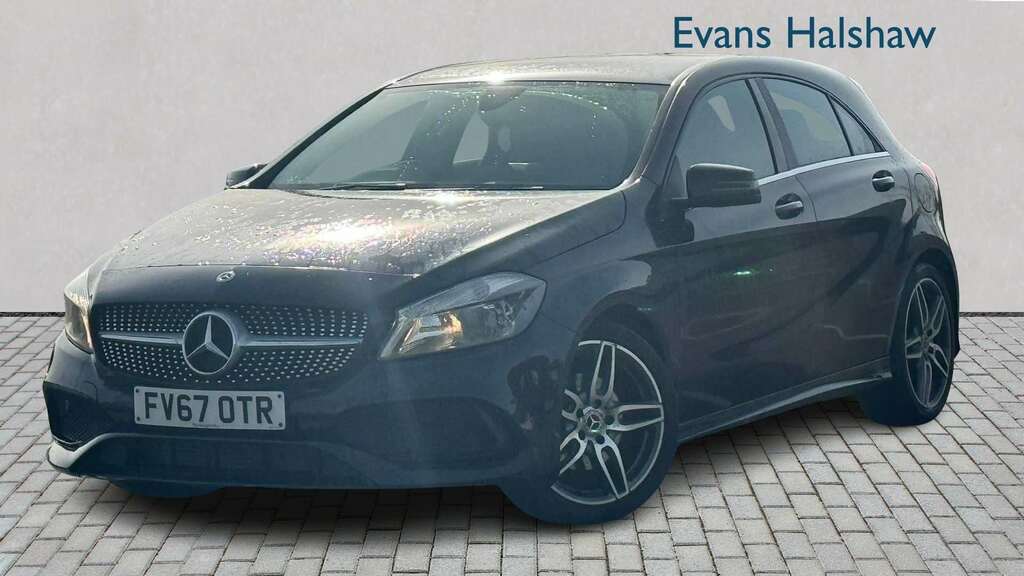 Mercedes-Benz A Class A180d Amg Line 2017 FV67OTR Black #5