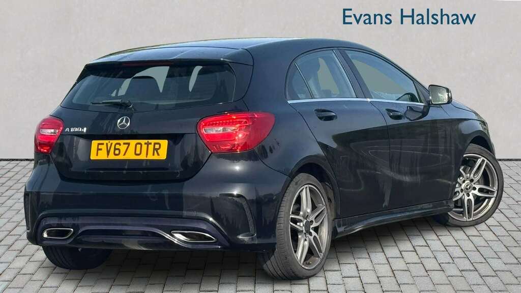 Mercedes-Benz A Class A180d Amg Line 2017 FV67OTR Black #2